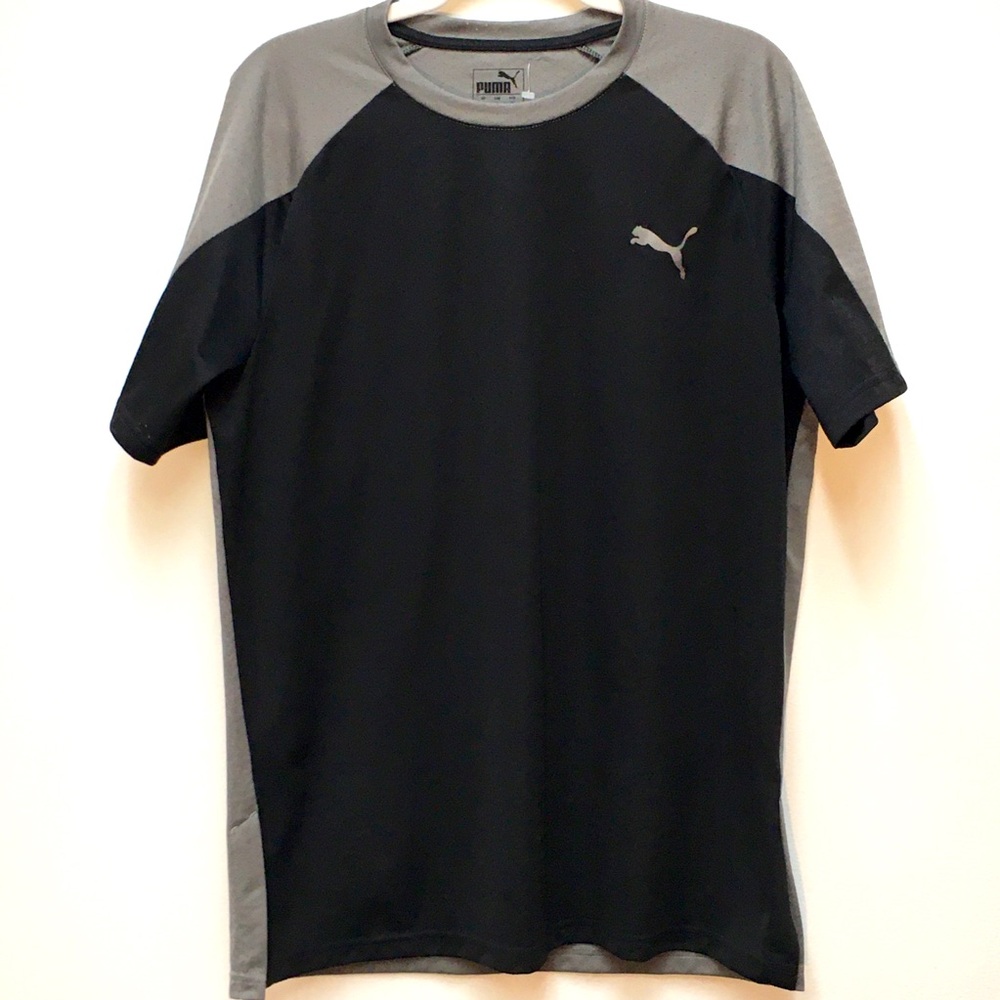 Puma Drycell Short Sleeve T-Shirt Medium Black Gray